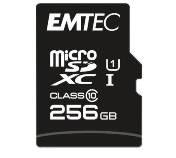 Card de Memorie MicroSDHC EMTEC, 256GB, CLASS 10 UHS-I