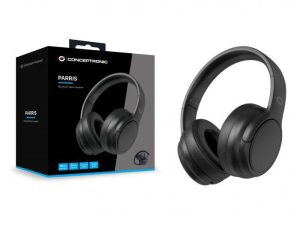 Casti Head-band Conceptronic Bluetooth Stereo Headset, Wireless/Wired, Negru