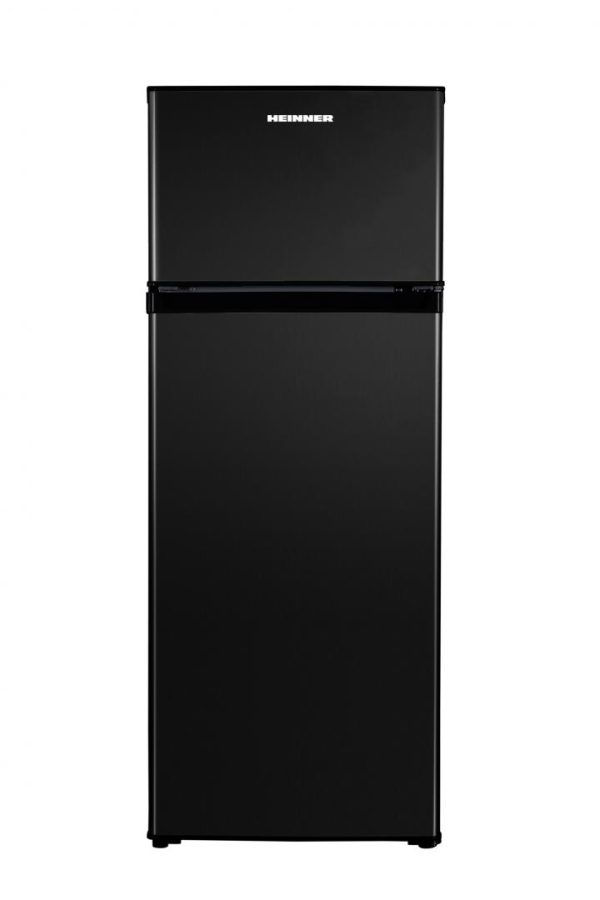 Frigider cu doua usi HEINNER HF-H2206BKF+, 206 L, Clasa F,