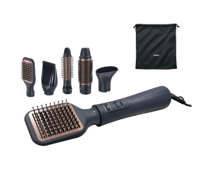 Perie cu aer cald Philips Seria 5000 BHA530/00, negru