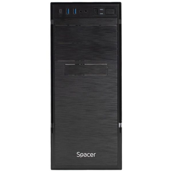 Carcasa SPACER Apollo, Mid Tower, Black