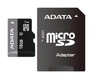 Card de Memorie MicroSDHC Adata Premier, 16GB, Adaptor SD, Class