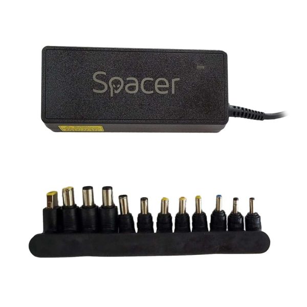 Incarcator Laptop SPACER SPNA-UNIV-12, 90W, Negru, 2 ani Garantie