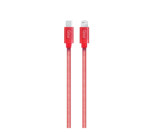 Cablu G-METALLICC94-R, USB C/ Lightning, 1 m, Rosu