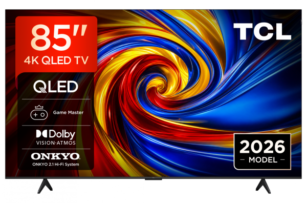 Televizor TCL QLED 85QLED780L, 214 cm, Smart Google TV, 4K,