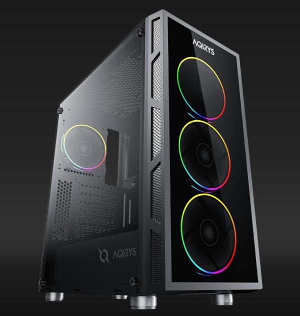 Carcasa Aqirys Antares, RGB, Mid Tower, Black