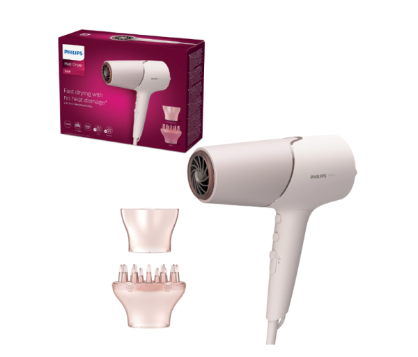 Uscator de par Philips Seria 5000 BHD530/00, bej