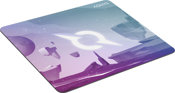 Mousepad Gaming AQIRYS Gravity Medium, 450 x 400 mm, Multicolour