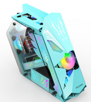 Carcasa PRO GAMING HERCULE BLUE, RGB, Mid Tower, Blue