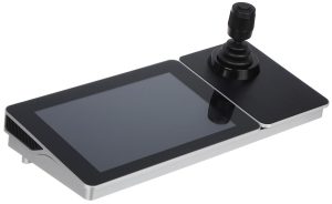 Tastatura IP de control pentru camere PTZ Hikvision DS-1600KI(B), display