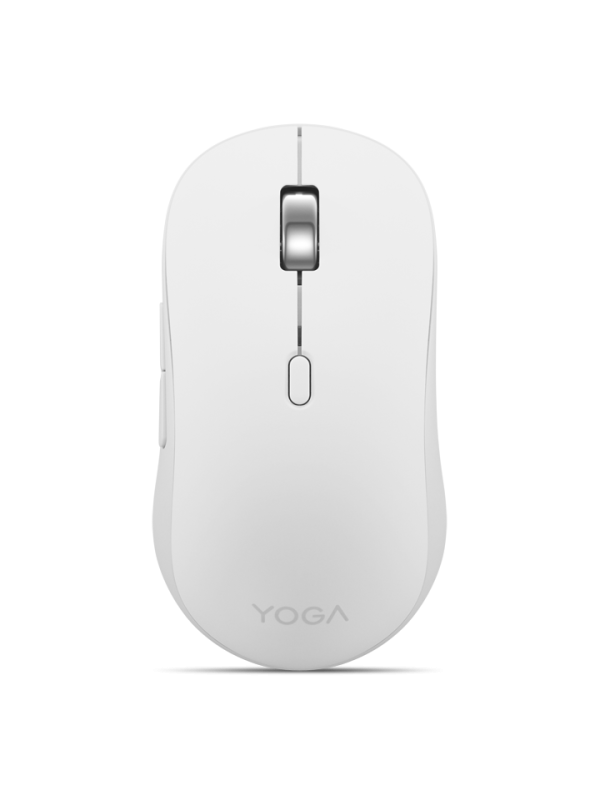 Mouse Office Silent Wireless Lenovo Yoga, 4000 dpi, Alb