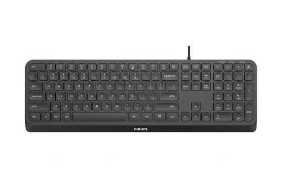 Tastatura Mecanica Philips SPK6207B/00, USB, negru