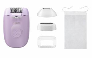 Epilator Philips Seria 4000 BRE257/00, lila