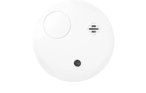 Detector de fum wireless Hikvision DS-PDSMK-E-WE, frecventa operare: 868MHz, criptare: