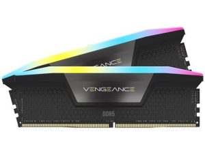 Memorie RAM Corsair Vengeance RGB, 32 GB DDR5, 6000 MHz,