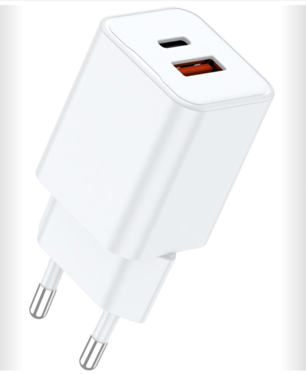 Lemontti Încărcător Rețea GaN Dual Port 25W 1x USB-C 1x