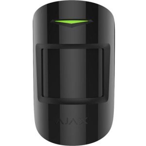 Detector de miscare si geam spart, wireless, negru - AJAX;