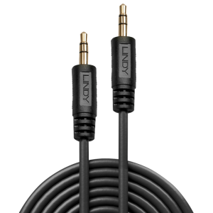 Cablu Lindy Premium Audio 3.5mm Jack, 3.5mm, 1m, Negru