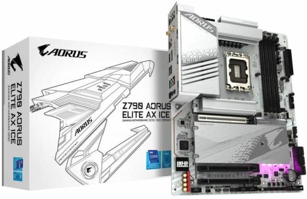 Placa de baza Gigabyte Z790 AORUS ELITE AX ICE, Socket