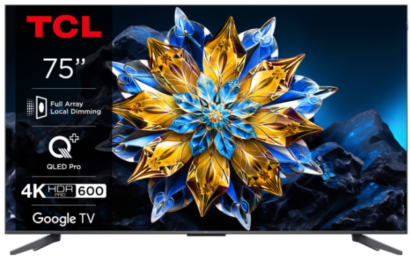Televizor QLED TCL 75C61B PRO, 190 cm (75"), 4K, Smart