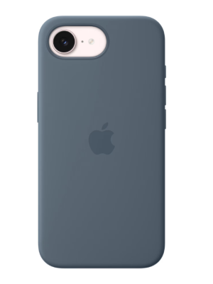 iPhone 17e Silicone Case with MagSafe – Anchor Blue