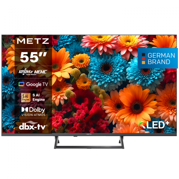 Televizor METZ QLED 55MQF7500Z, 139 cm, Smart Google TV, 4K,