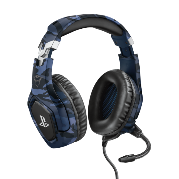 Casti Gaming Head-band Trust GXT 488 Forze PS4, Wired, Albastru