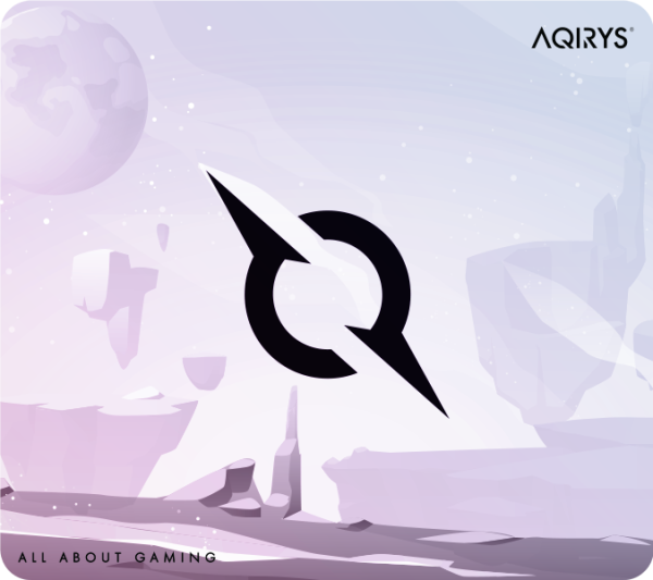 Mousepad Gaming AQIRYS Gravity Medium, 450 x 400 mm, Multicolour