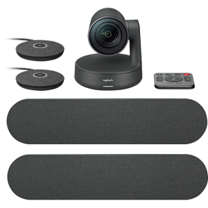 Sistem videoconferin de grup Logitech Rally Plus, rezolutie video 4K,