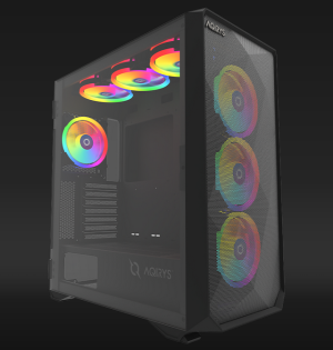 Carcasa AQIRYS Arcturus Pro 2.0, RGB, Mid Tower, Black
