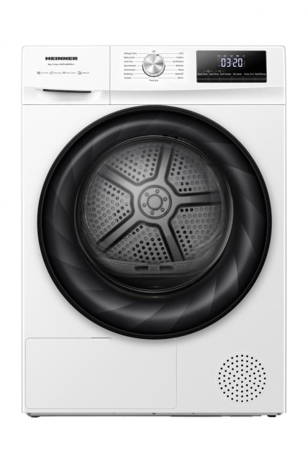 Uscator de rufe HEINNER HHPD-H90FRA++, 9 kg, Clasa: D, Alb