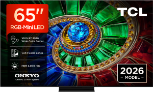 Televizor TCL RGB-MiniLed 65RM7L, 164 cm, Smart Google TV, 4K