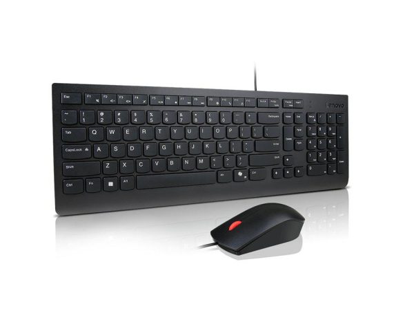 Lenovo Essential Wired Combo Negru