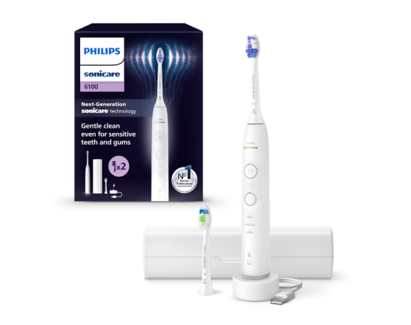 Periuta de dinti electrica Philips Sonicare HX7410/02, 62.000 miscari/minut, autonomie