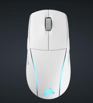 Mouse Gaming Wireless Corsair M75 WIRELESS, 26000 dpi, Alb