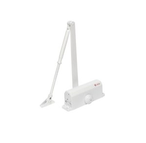 Amortizor hidraulic cu brat SA-6033AW-wh, alb; Pentru: usi cu greutatea