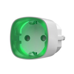 Priza smart wireless Ajax Socket WH, alb-AJAX 2.5 kW, indicator