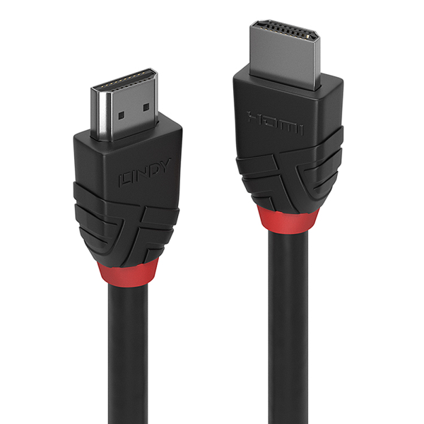 Cablu Lindy High Speed HDMI Cable, Black Line, HDMI, 0.5m,