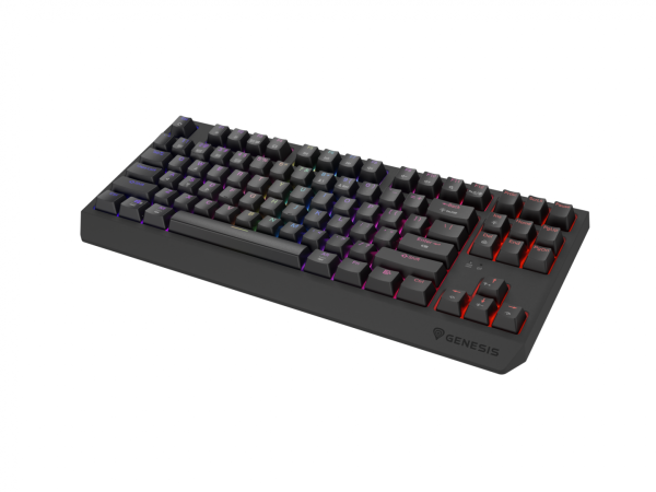 Tastatura Mecanica Gaming Genesis Thor 230 TKL, Wireless, RGB, negru