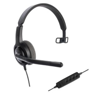 Casti Head-band Axtel Voice 28 mono USB-A/USB-C, Wired, Noise Canceling,