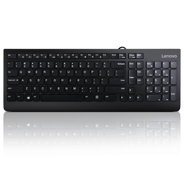Tastatura LENOVO 300, USB, Negru, EN US