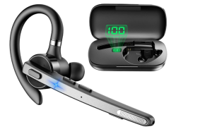 Casti In-ear Axtel BT45, Wireless, Noise Canceling, Negru