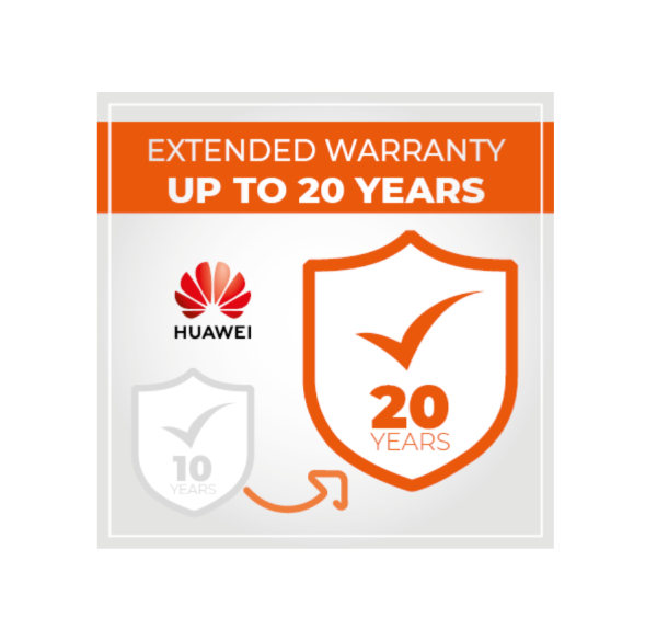 Garantie extinsa pana la 20 ani pentru Huawei SUN2000-10K-LC0