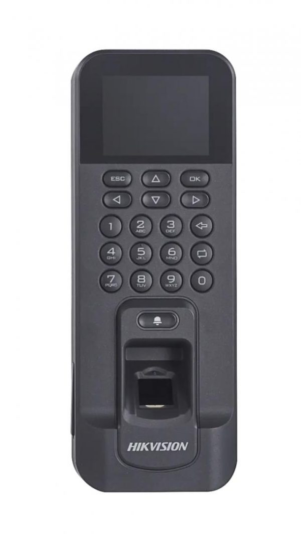 Controler de acces biometric stand alone Hikvision cu tastatura si
