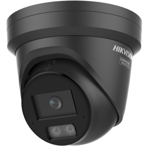 Camera de supraveghere IP Turret 4MP Hikvision DS-2CD2347G3- LI2UY(2.8MM)/BK, lentila