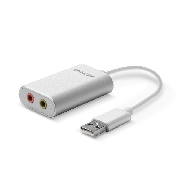 Cablu Lindy USB Type A to Audio Converter, USB A/