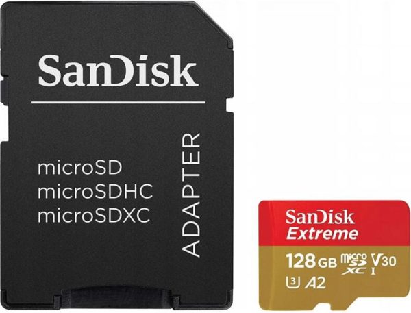 Card de Memorie MicroSDXC SanDisk, 128GB, UHS-I, Class 10, 80MB/s