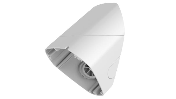 Doza montaj inclinat, aluminiu, dimensiuni: 155.9 mm × 164.47 mm