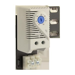 Termostat analogic pentru ventilatoare rack, 0 - 60 grade, 10A,
