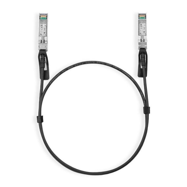 Cablu TP-LINK TL-SM5220-1M, SFP+/ SFP+, 1 m, Negru